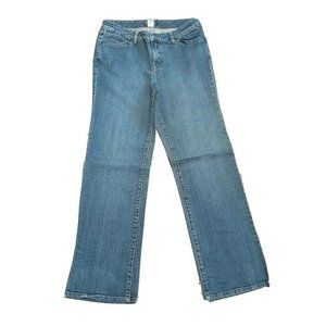 Venezia Women's Denim Blue Jeans ~ Sz 1 ~ Yellow S